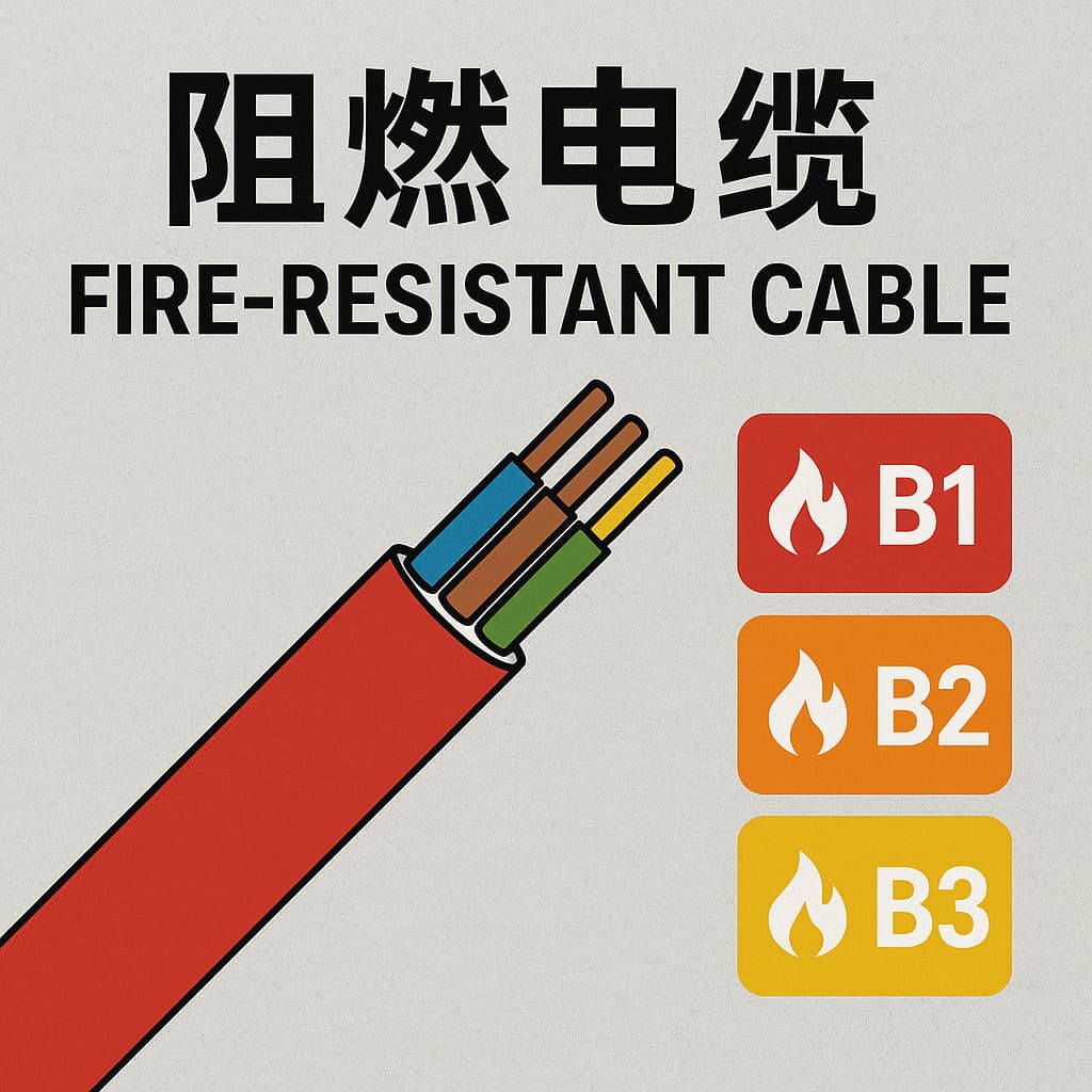 什么是阻燃电缆？？？B1、、、B2、、、B3级的区别你相识吗？？？